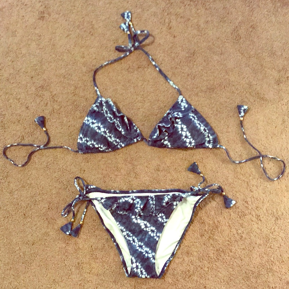 Victoria’s Secret Frilly tie dye bikini